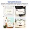 Avery 4" x 6" Rectangle Flourished Edge, Matte Ivory Postcards